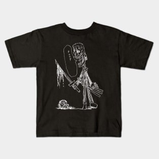 Three Swords Samurai Kids T-Shirt